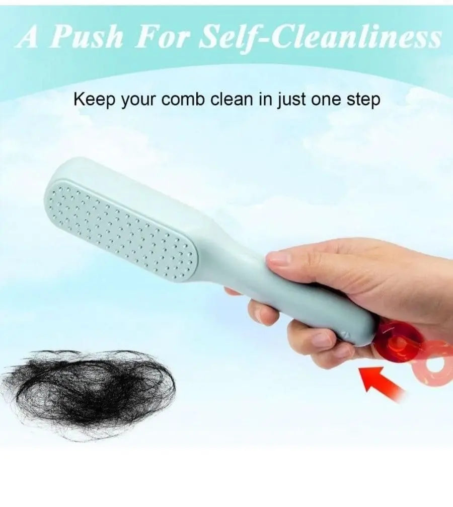 Self-cleaning Anti-static Massage Comb for Adults and Kids 5921f9-c7