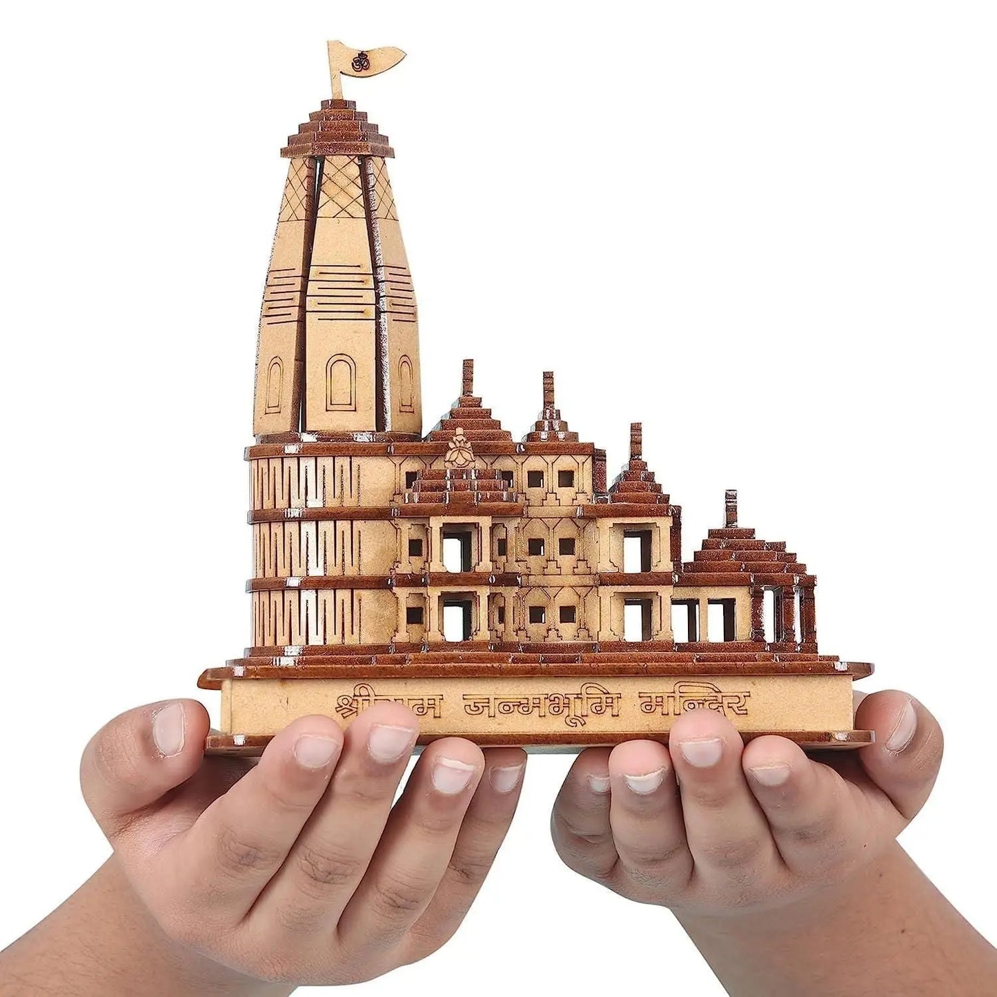 Decorative Showpiece Wood Temple for Gift 5921f9-c7