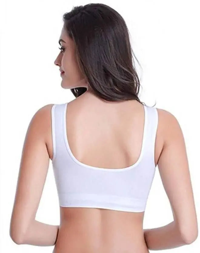 Women's Cotton Solid Non Padded Air Bra Pack of 3 5921f9-c7