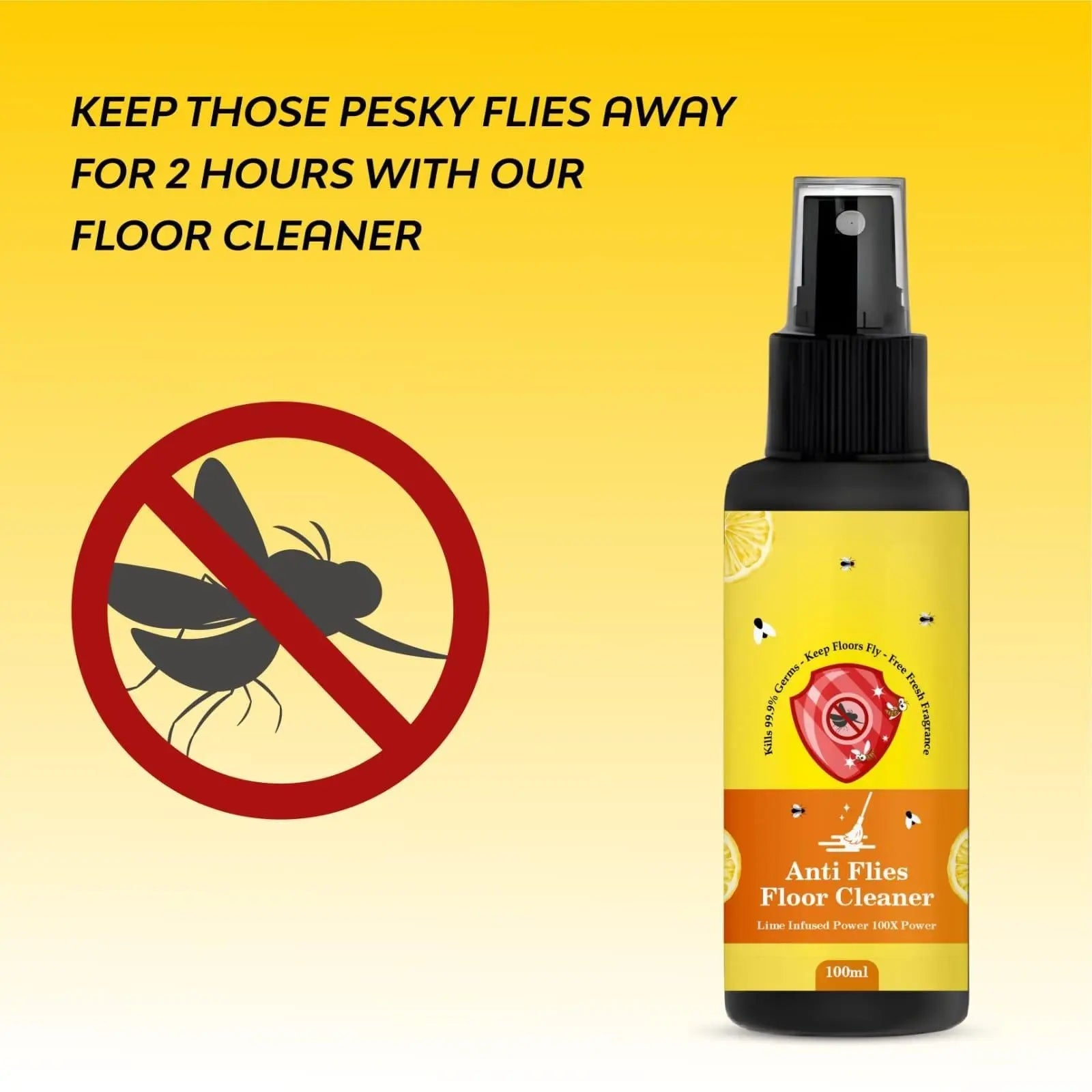 Anti Flies Floor Cleaner Spray (Pack of 2) - DECORATION HUB