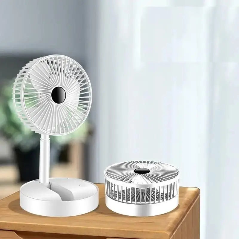 Powerful Rechargeable Table Fan - DECORATION HUB