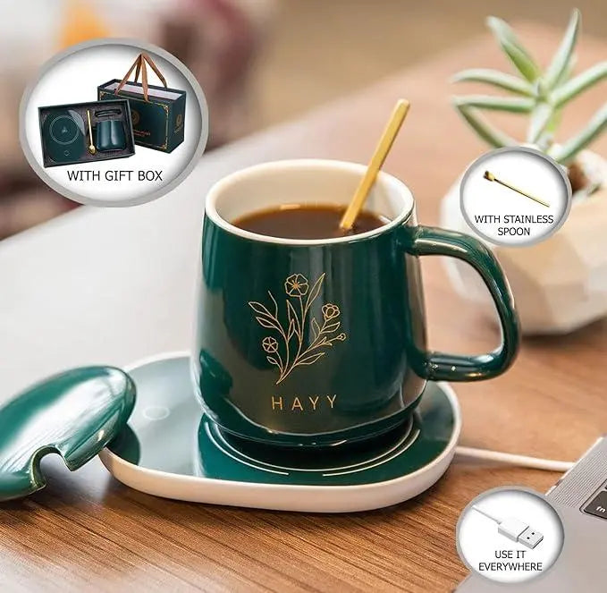 Cup Warmer Tea Coffee Mug Heater Pad, For Home And Office - DECORATION HUB