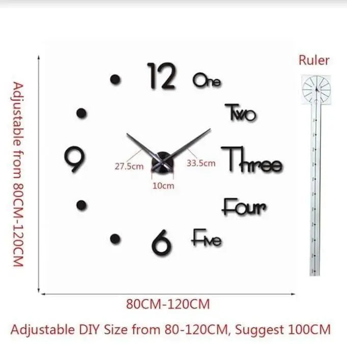 Wall Clock Sticker 5921f9-c7