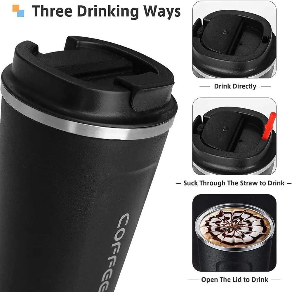 Stainless Steel Vacuum Insulated Coffee Mug - DECORATION HUB