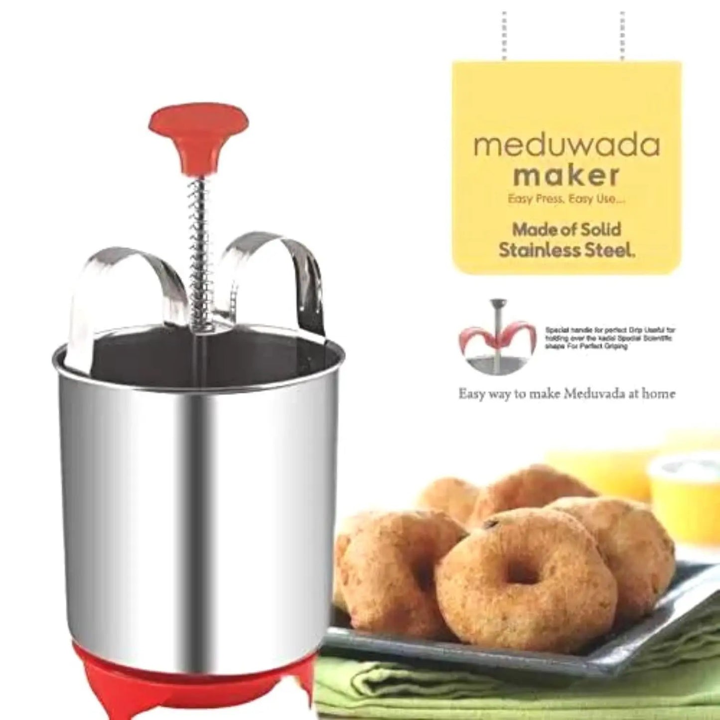 Stainless Steel Medu Vada Maker With Stand 5921f9-c7