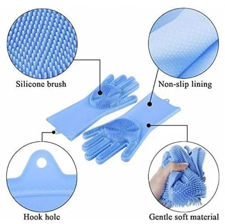 Silicone Dish Washing Gloves 5921f9-c7