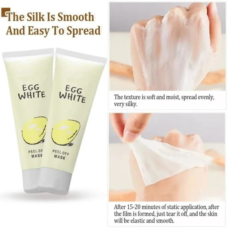 Egg White Peel Off Mask 50gm - DECORATION HUB