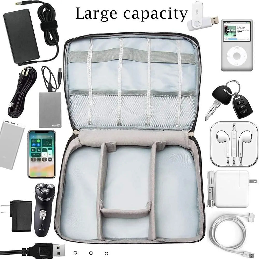 Universal Carry Travel Gadget Bag for Cables, Plug and More 5921f9-c7