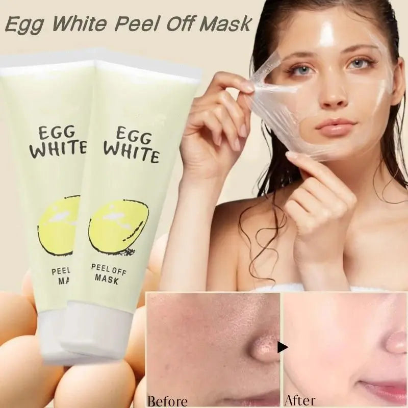 Egg White Peel Off Mask 50gm - DECORATION HUB