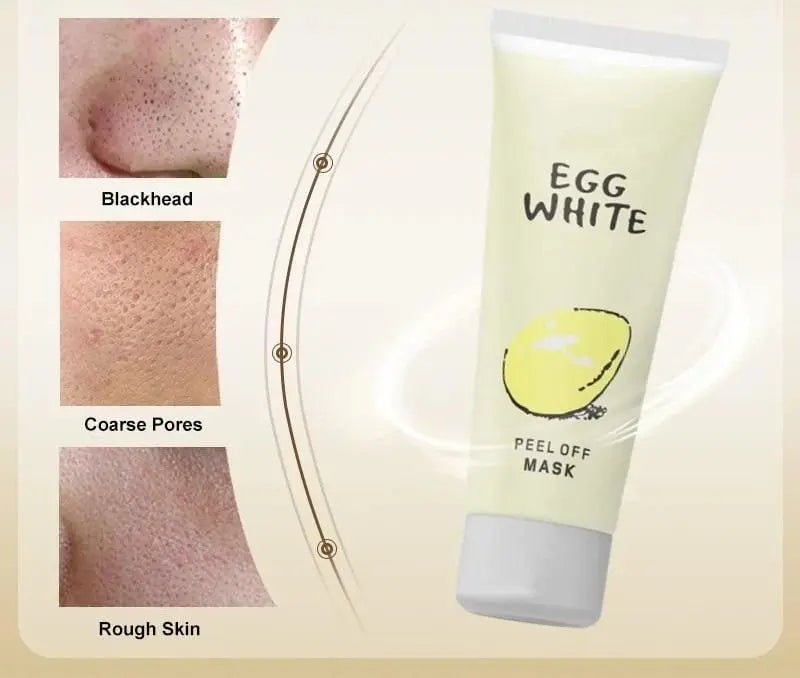 Egg White Peel Off Mask 50gm - DECORATION HUB