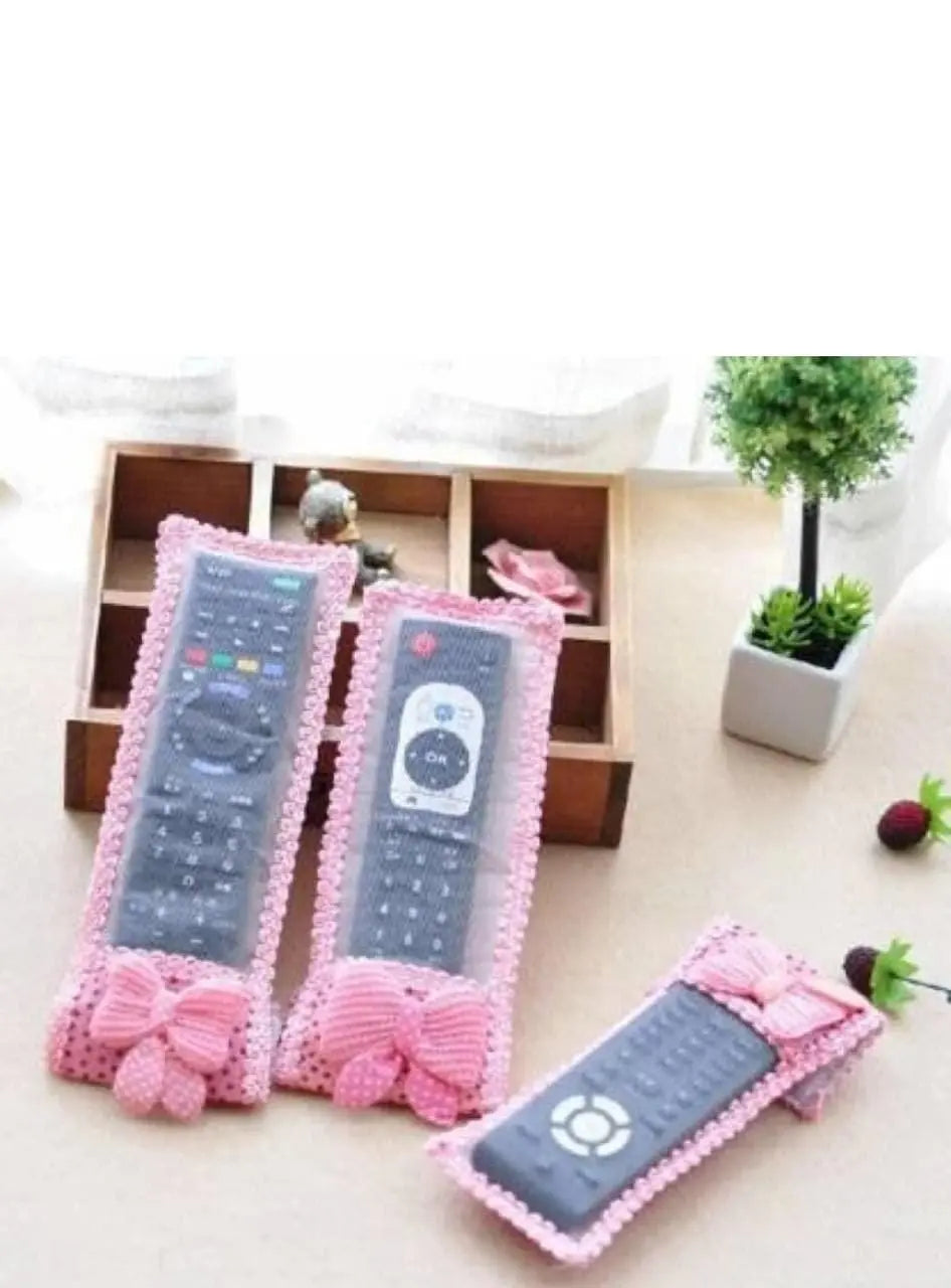 Cute and Attractive Dust's Proof Remote Control Cover (3Pcs) - DECORATION HUB