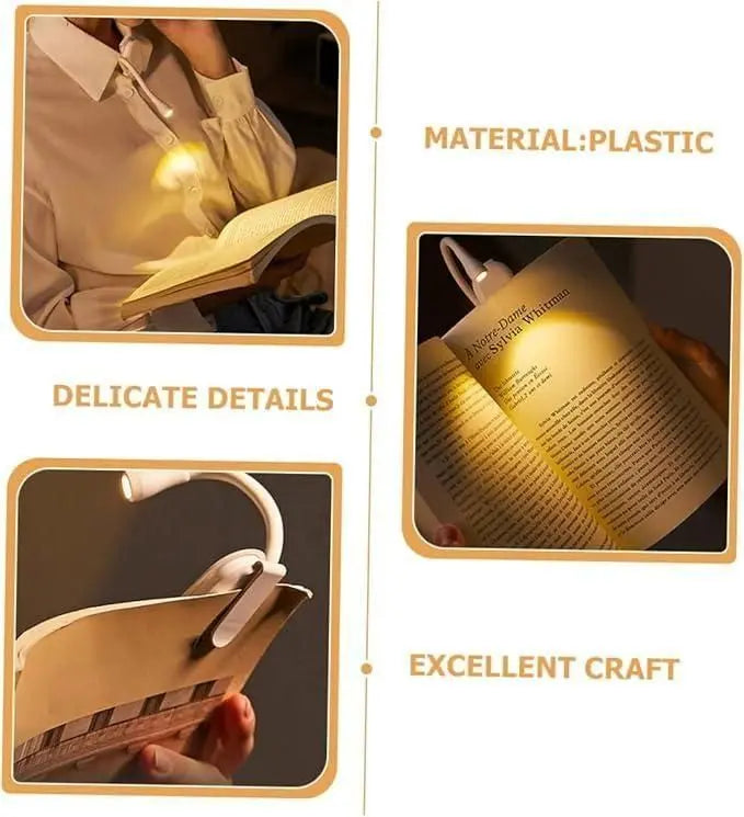 Book Light for Night Readingin Bed with Clip on Portable LED Light 5921f9-c7