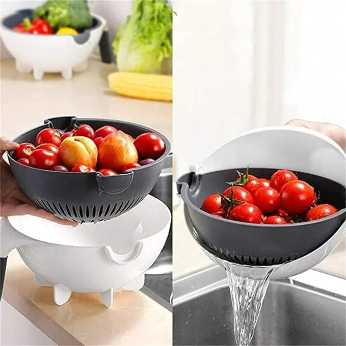 9 in 1 Multifunction Plastic Magic Rotate Vegetable Cutter 5921f9-c7