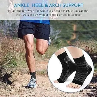 Neuropathy Socks for Women and Men for Relief Swollen Feet and Ankles ( Black color ) 5921f9-c7