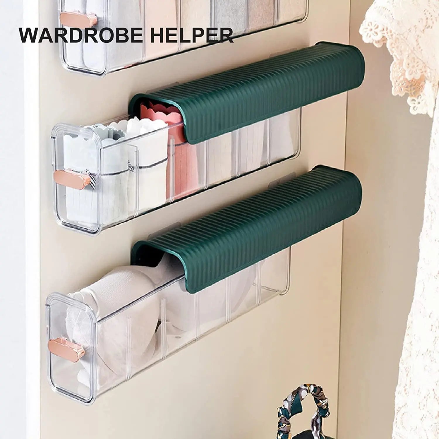 Clear Wall Mounted Drawer Organizer 5921f9-c7