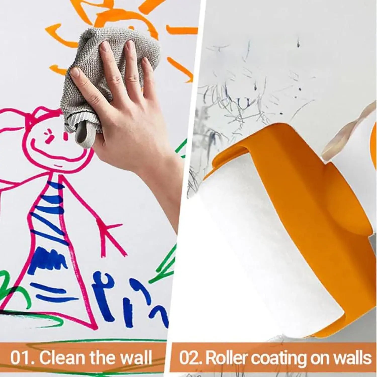 Small Roller Paint Wall Patching Brush - DECORATION HUB