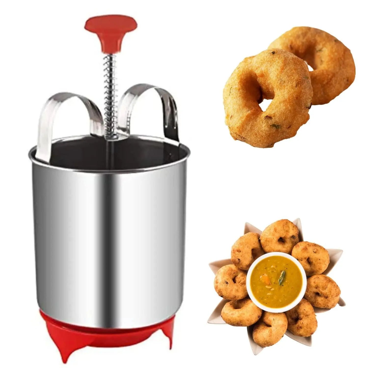 Stainless Steel Medu Vada Maker With Stand 5921f9-c7