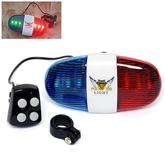 Police Sound Bike LED Light Kids Electronic Horn Siren 5921f9-c7