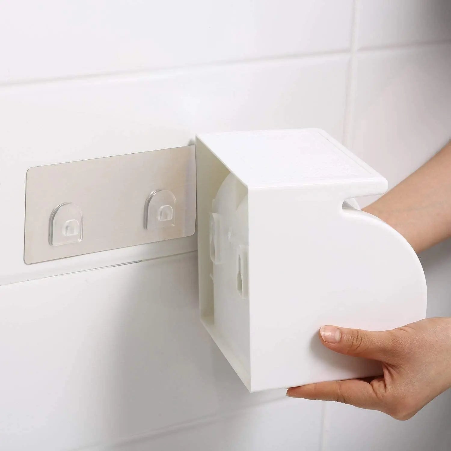 Toilet Paper Holder,Self-Adhesive roll Holder Paper - DECORATION HUB