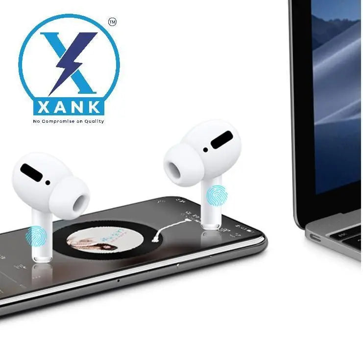 XANK Air-pods Pro with Wireless Charging Case with Sensor Enabled Bluetooth Headset (White, True Wireless) 5921f9-c7