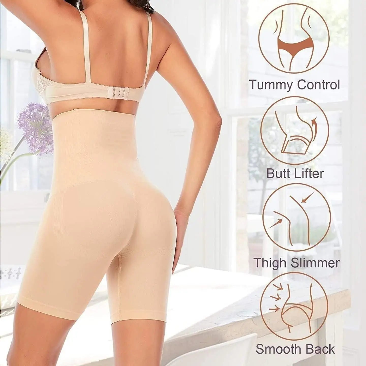 4-in-1 Shaper - Quick Slim Shape Wear Tummy, Thighs, Hips - Efffective Seamless Tummy Tucker Shapewear Body Shaper 5921f9-c7