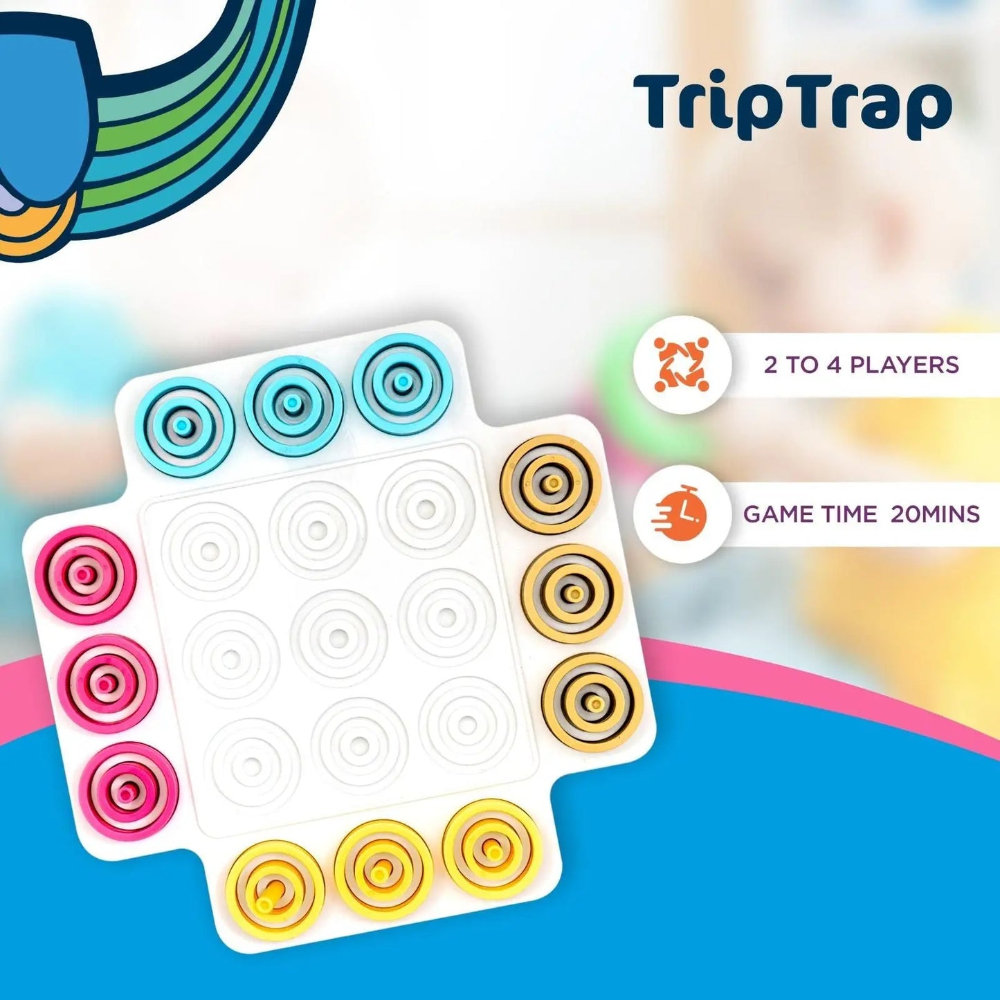 Trip trap Educational Puzzle Game for Kids 5921f9-c7