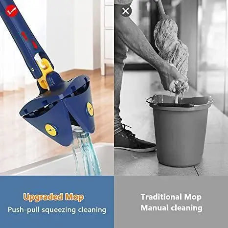 Blue Squeezing Triangle Cleaning Mop 5921f9-c7