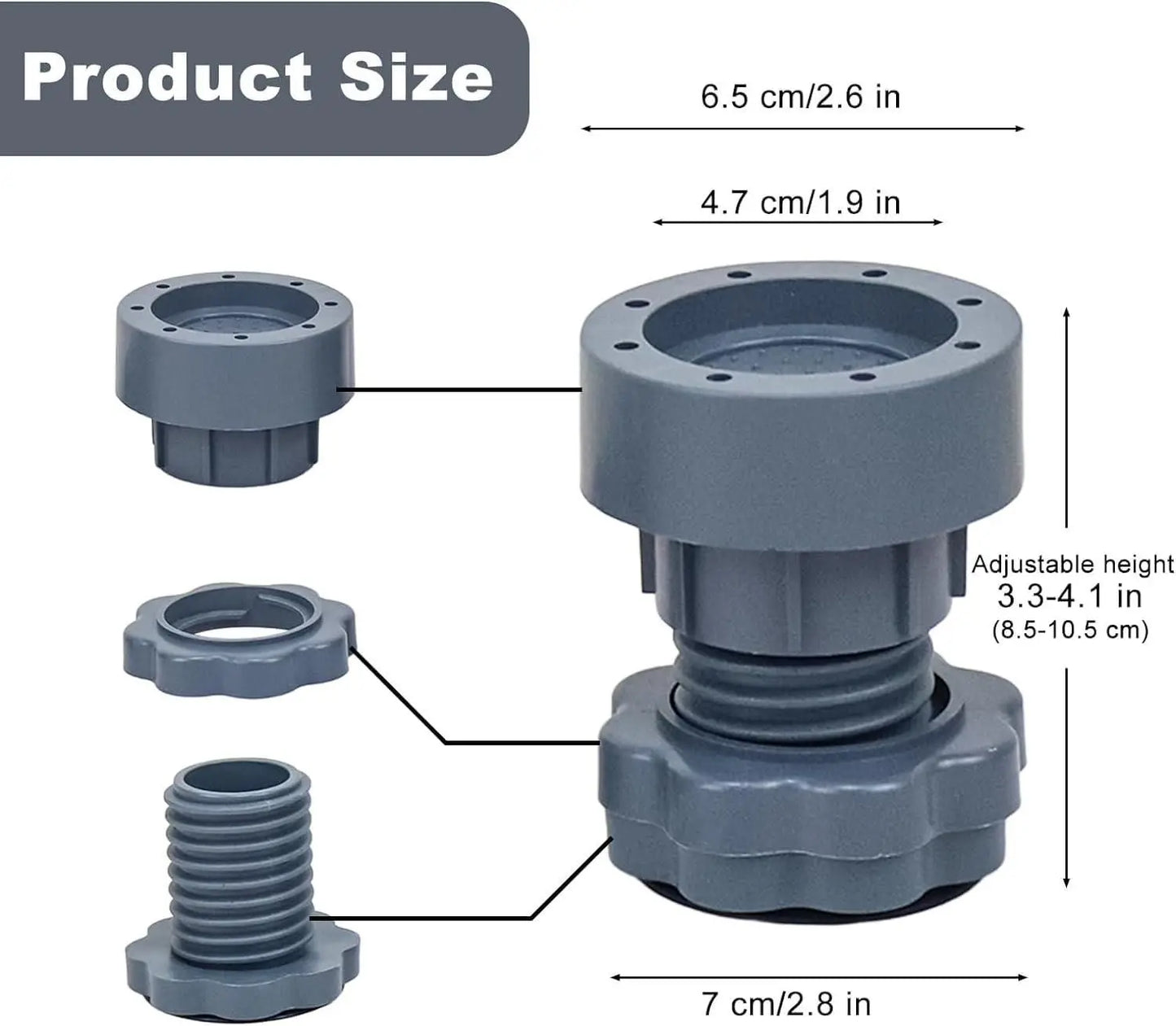 Screw-Thread Washing Machine Base Shock Absorption 5921f9-c7