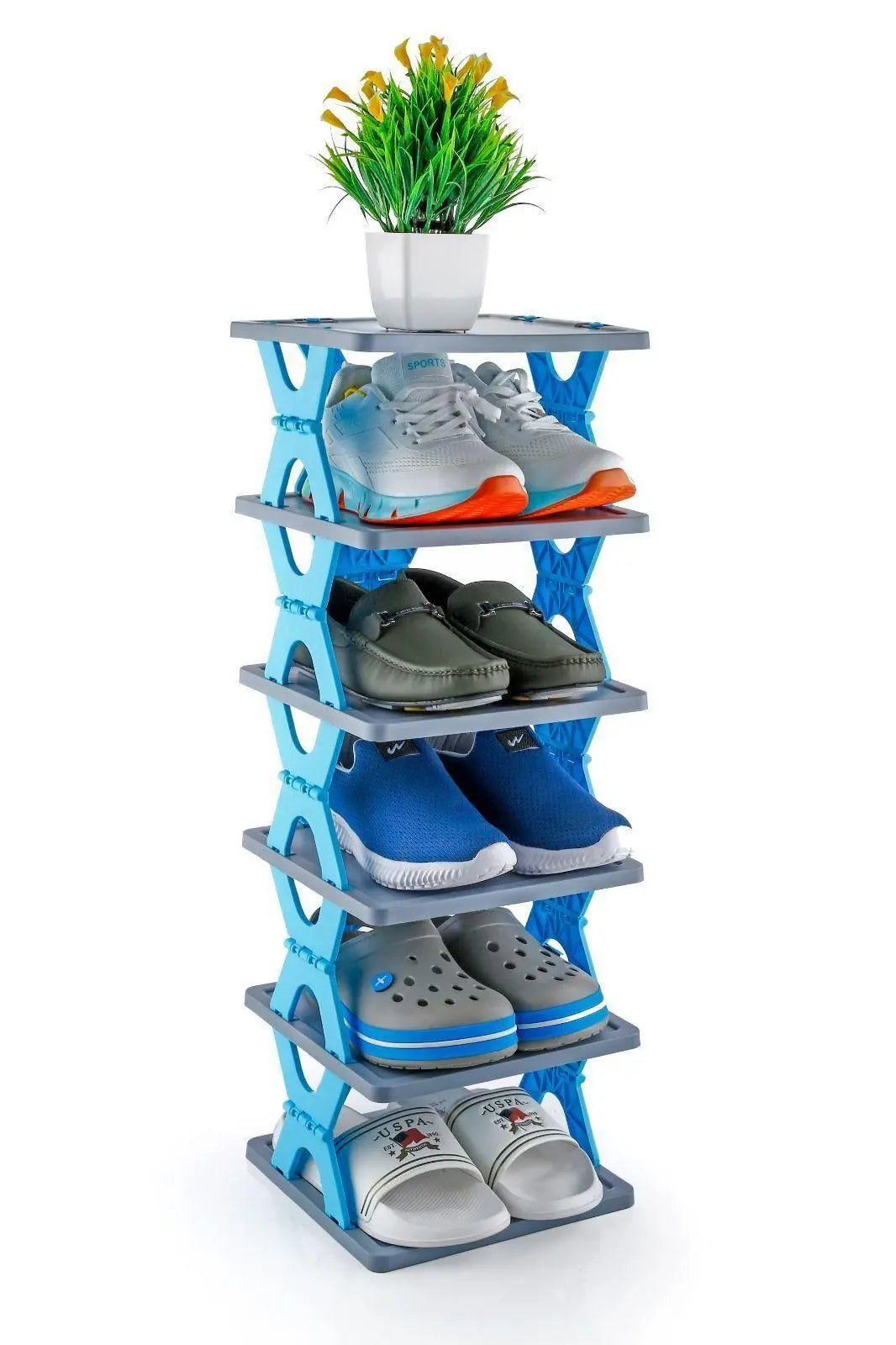 Smart Foldable Shoes Tier Shoe Rack 5 Layer 5921f9-c7