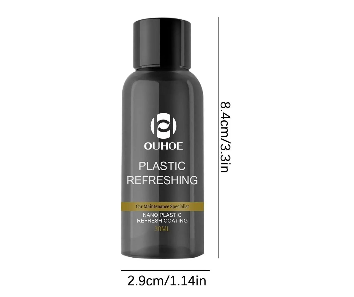 OUHOE Plastic Revitalizing Coating Agent, Nano Plastic Refreshing Coating, Plastic Parts Refurbish Agent for Car, Automotive Interior Cleaning Car Polishes(Pack Of 2) - DECORATION HUB