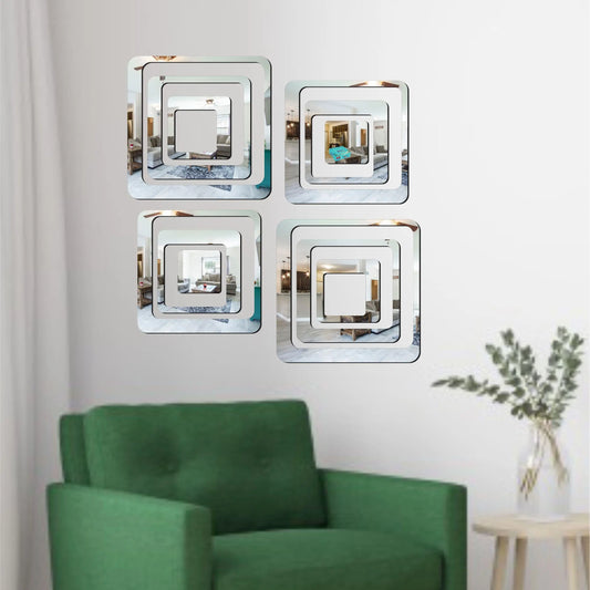 3D Acrylic Mirror Wall Sticker Decoration - DECORATION HUB