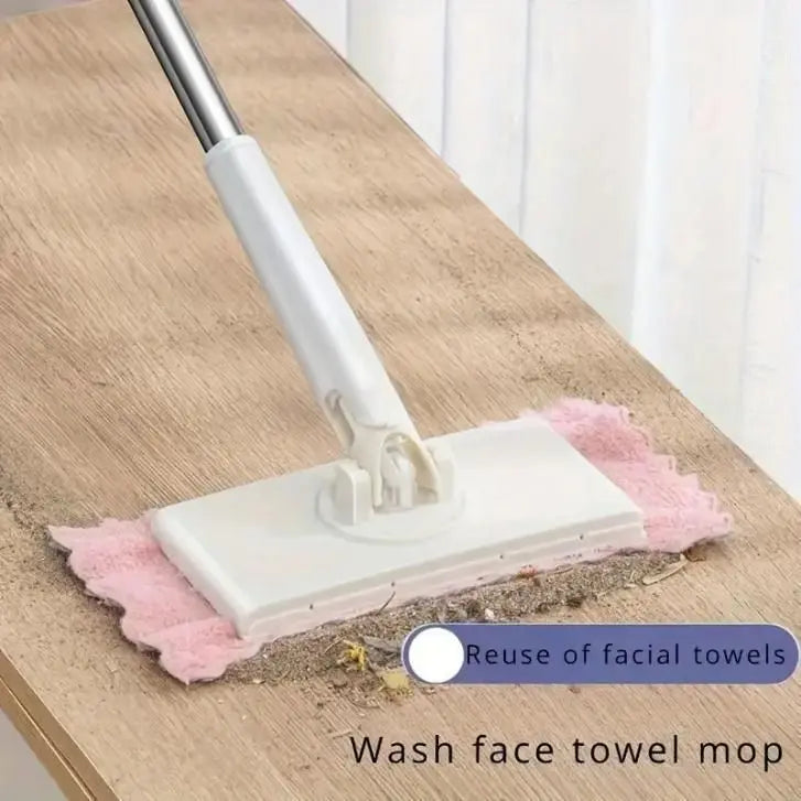 Easy-Clean Mini Mop With Auto Cloth Grip - DECORATION HUB