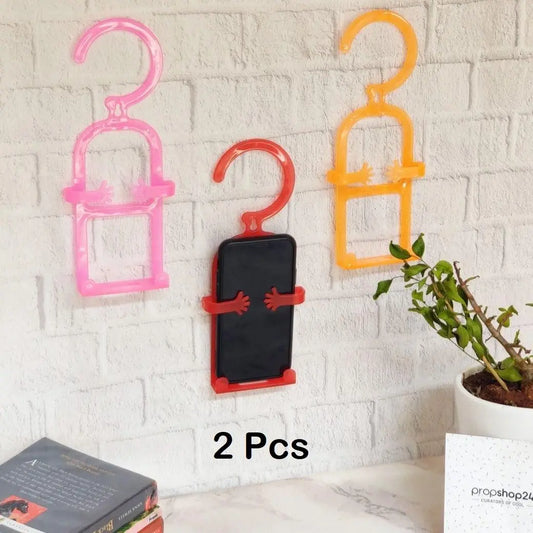 Phone Holder - Plastic Mobile Hanger (Pack of 2) - DECORATION HUB