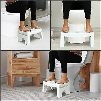 Plastic Foldable Anti-Constipation Potty Training Stool with Air Freshener Slot 5921f9-c7