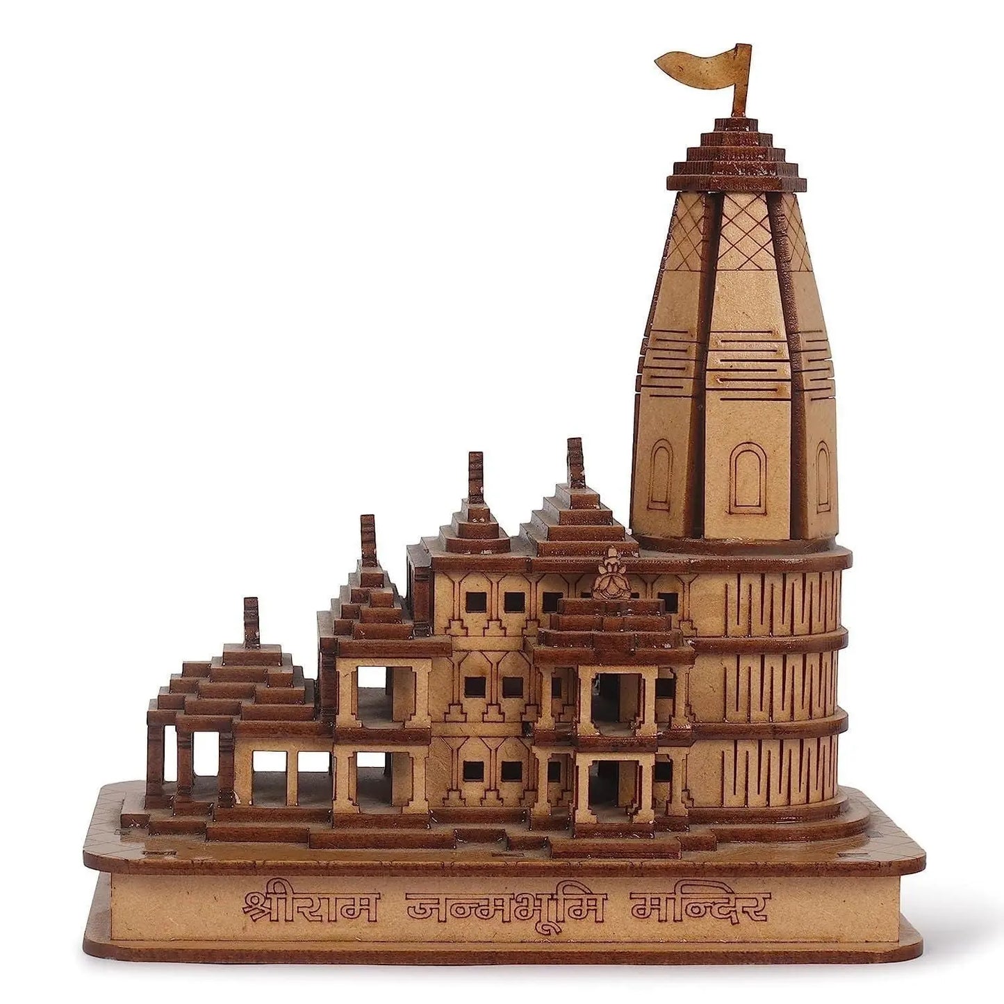 Decorative Showpiece Wood Temple for Gift 5921f9-c7