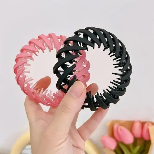 Expandable Bun Fixed Ponytail Hair Clip (Pack of 2) - DECORATION HUB