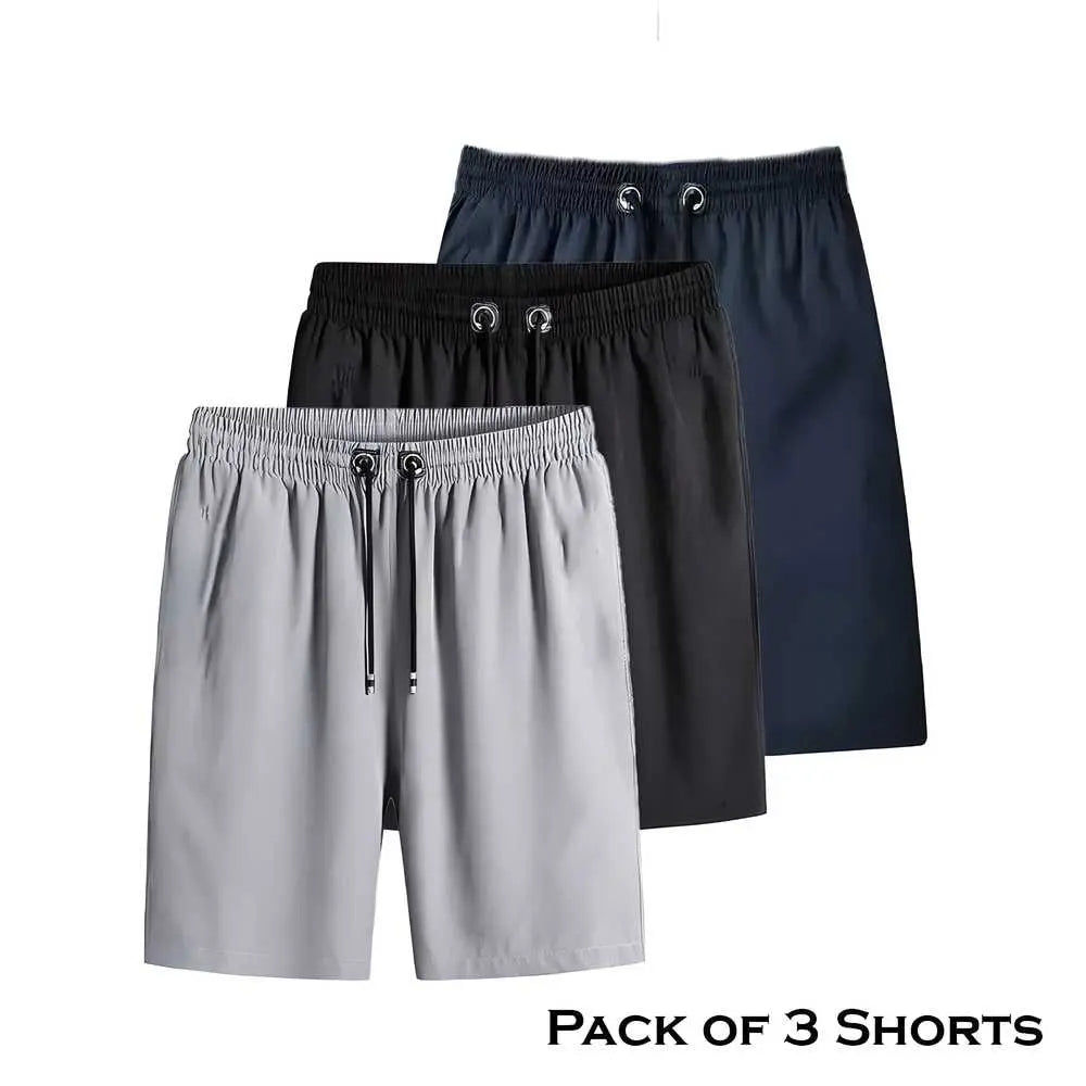 Combo of 3 Men's Cotton Polyester Shorts Men's shorts 5921f9-c7