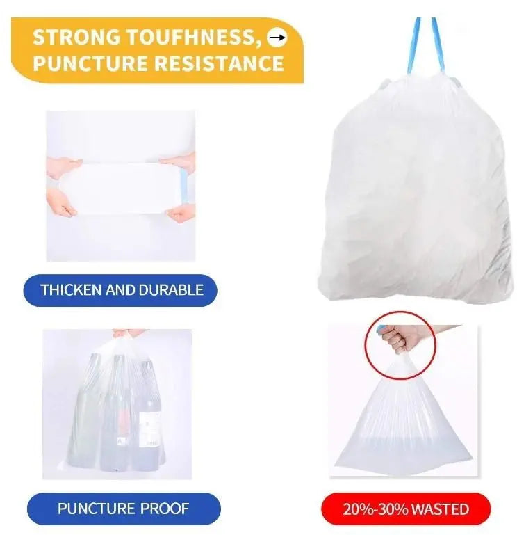 Unscented Strong Garbage Bags - DECORATION HUB