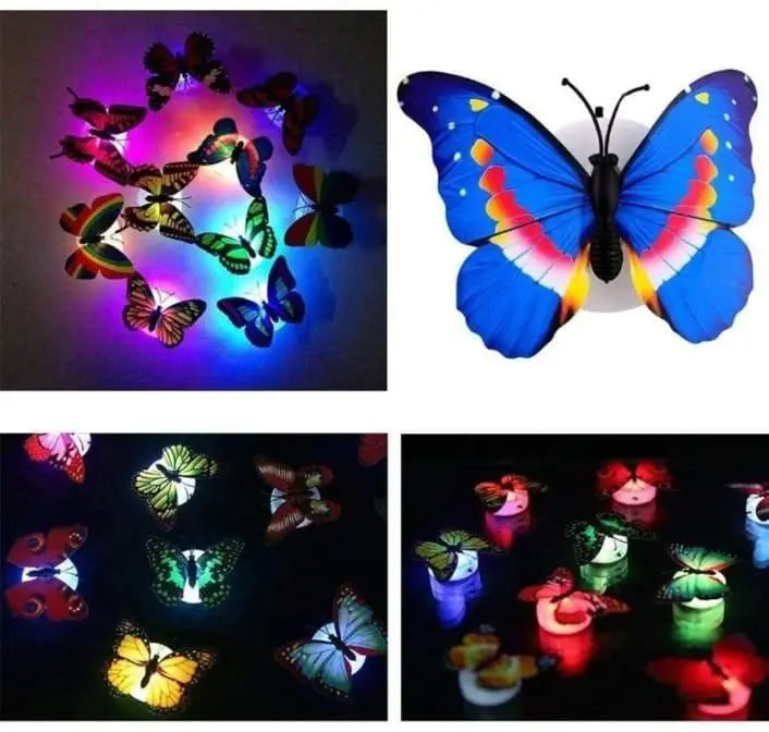 3DButterfly Led Light for Home Decoration (Pack of 3) 5921f9-c7