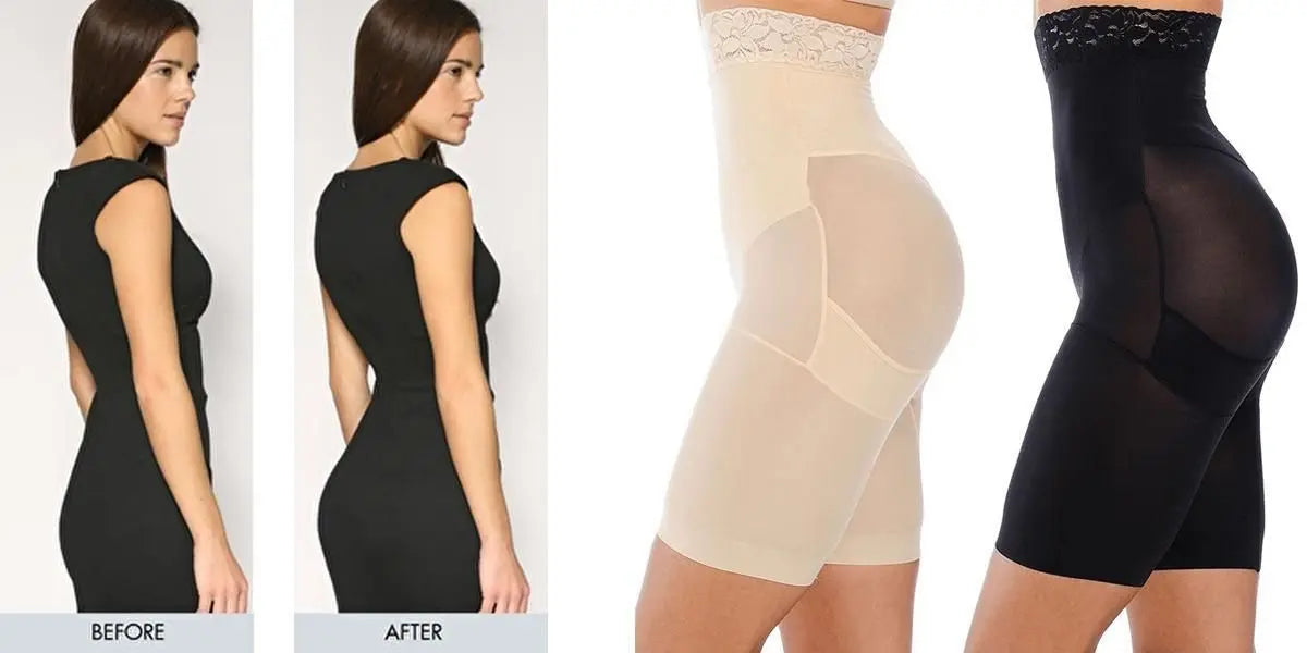 4-in-1 Shaper - Quick Slim Shape Wear Tummy, Thighs, Hips - Efffective Seamless Tummy Tucker Shapewear Body Shaper 5921f9-c7