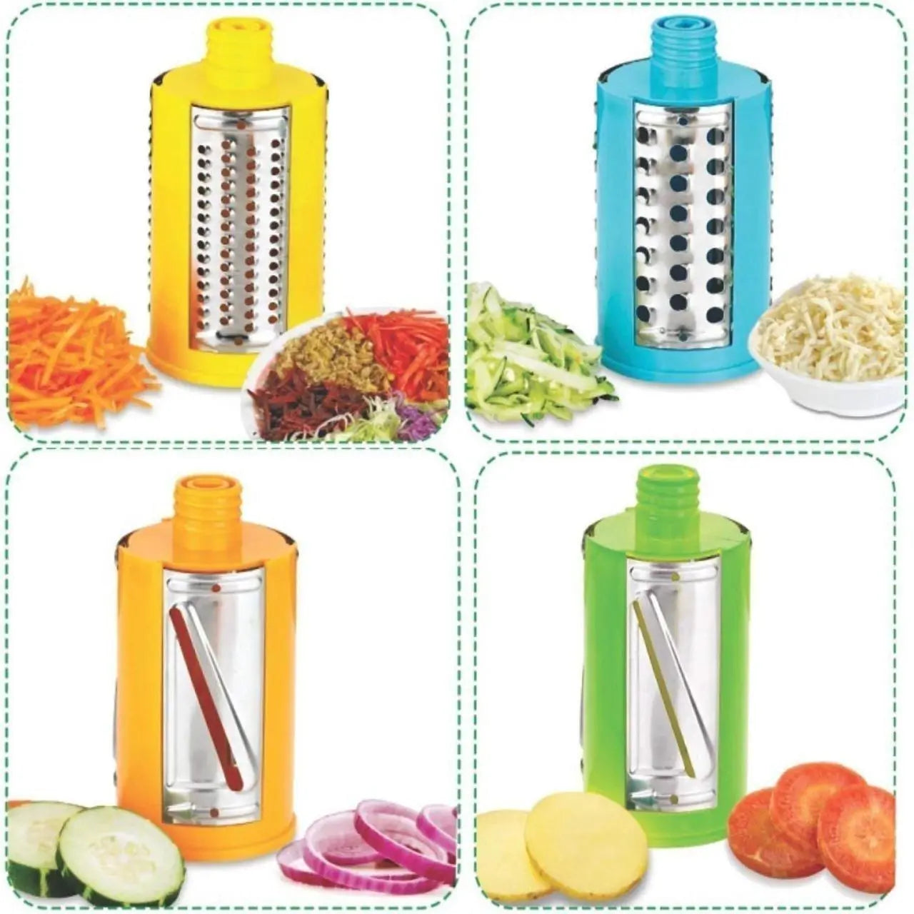 4 in 1 Rotary Drum Vegetable Grater & Slicer 5921f9-c7