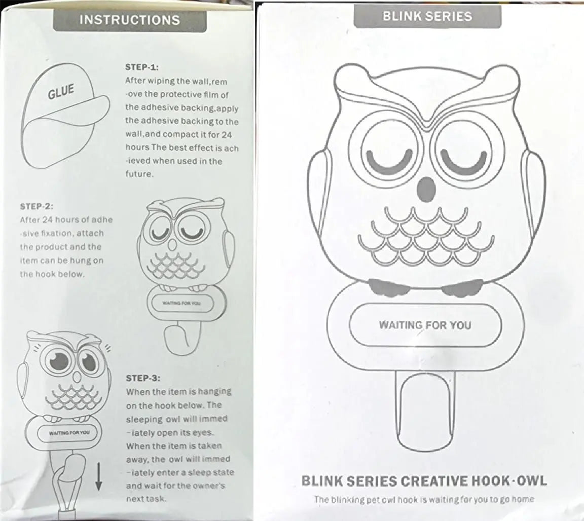 Creative Owl Magnetic Key Hook - DECORATION HUB