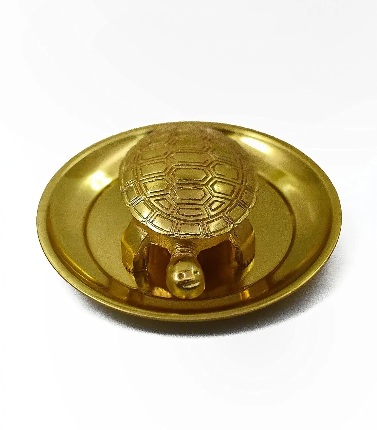 Wish Fulfilment Kachua Yantra Plate for Feng Shui Vastu and Good Luck Icchapurti Tortoise - DECORATION HUB