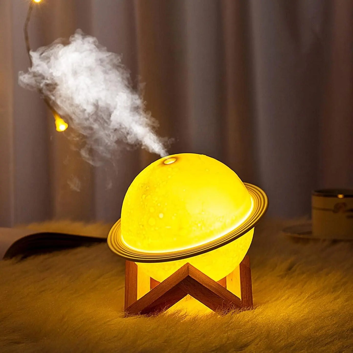 2 In 1 Moon Lamp Cool Mist Humidifiers Essential Oil Diffuser 5921f9-c7