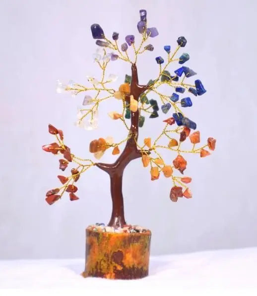 7 Chakra Natural Gemstone Crystal Tree 5921f9-c7