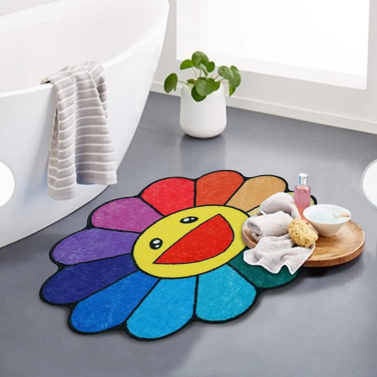 Sunflower Bathroom Rugs for Kids 5921f9-c7