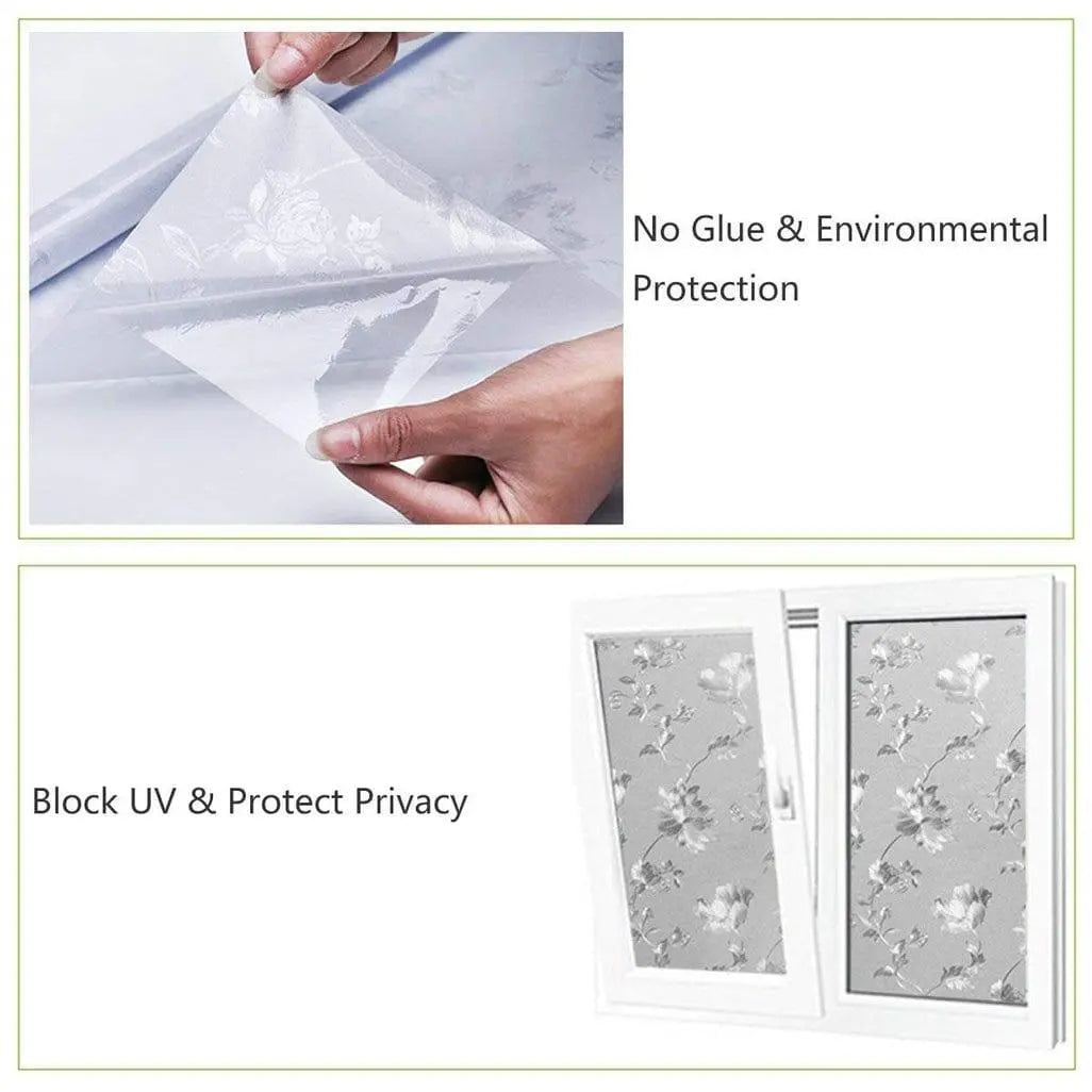 Window Sticker Glass Film Privacy Protection Decor - DECORATION HUB