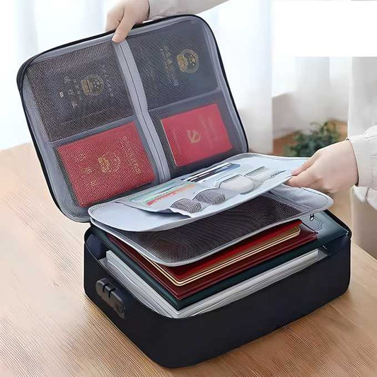 Waterproof Portable Document Storage Bag Travel Organizer (Assorted Color) 5921f9-c7