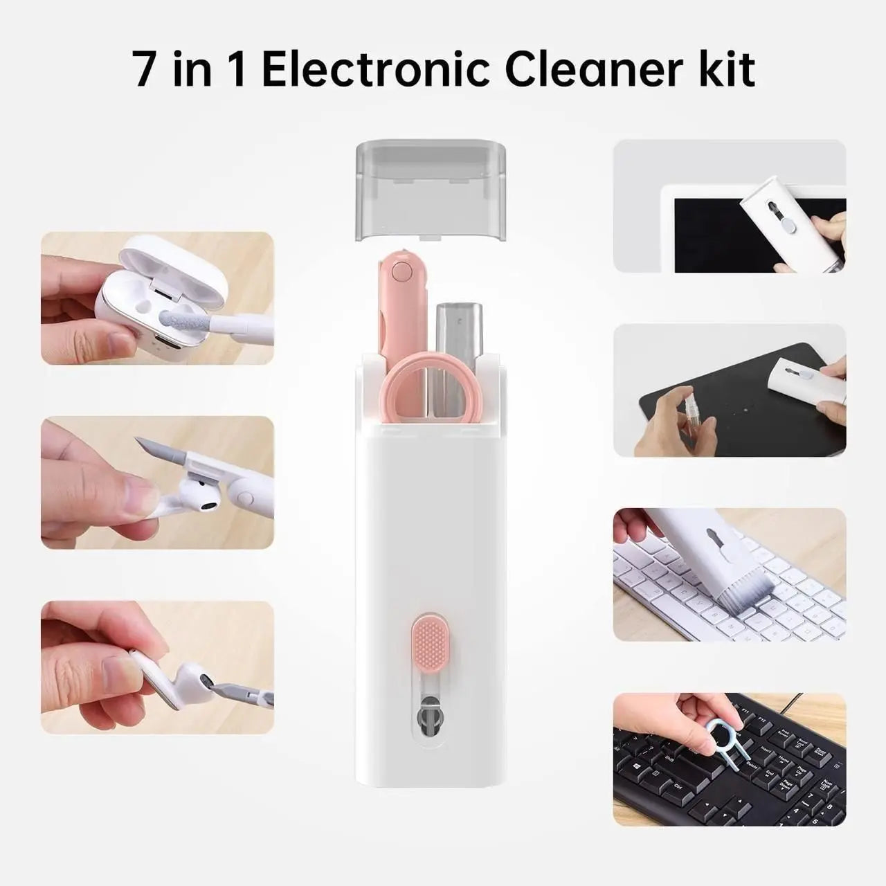 7 in 1 Electronic Cleaner Kit with Brush - DECORATION HUB