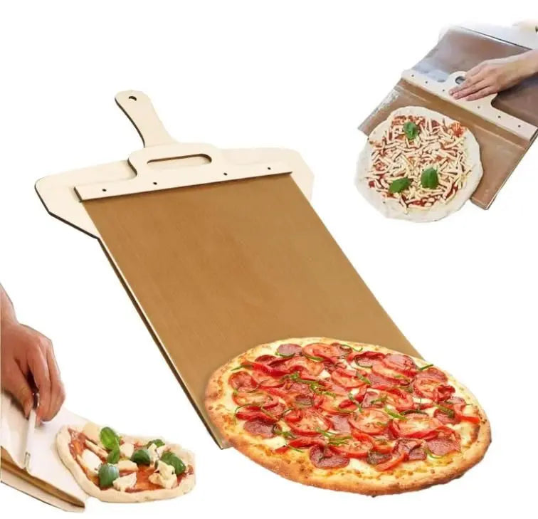 Wooden Pizza Paddle with Smooth Handle for Transfer The Pizza Crust 5921f9-c7